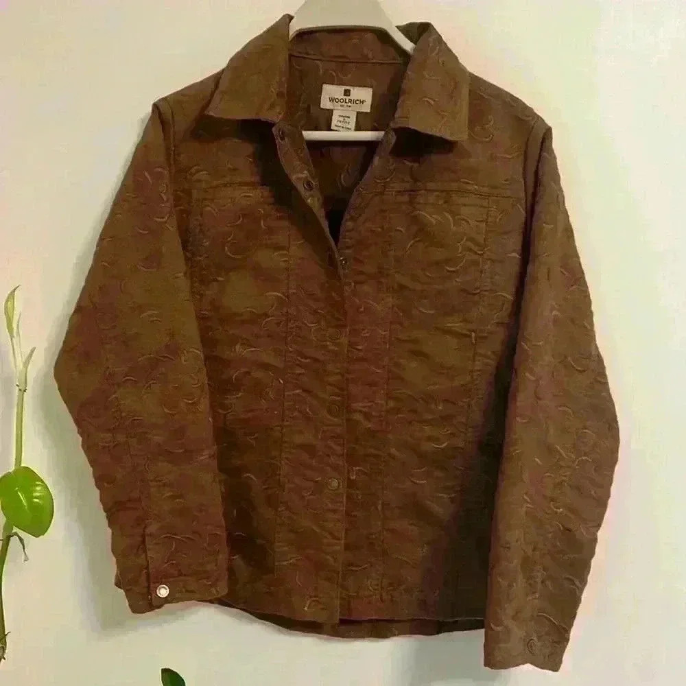 Vintage brown Woolrich Chore coat